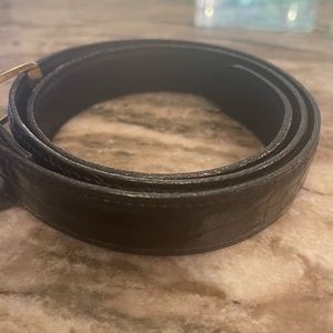 Crocodile Leather belt